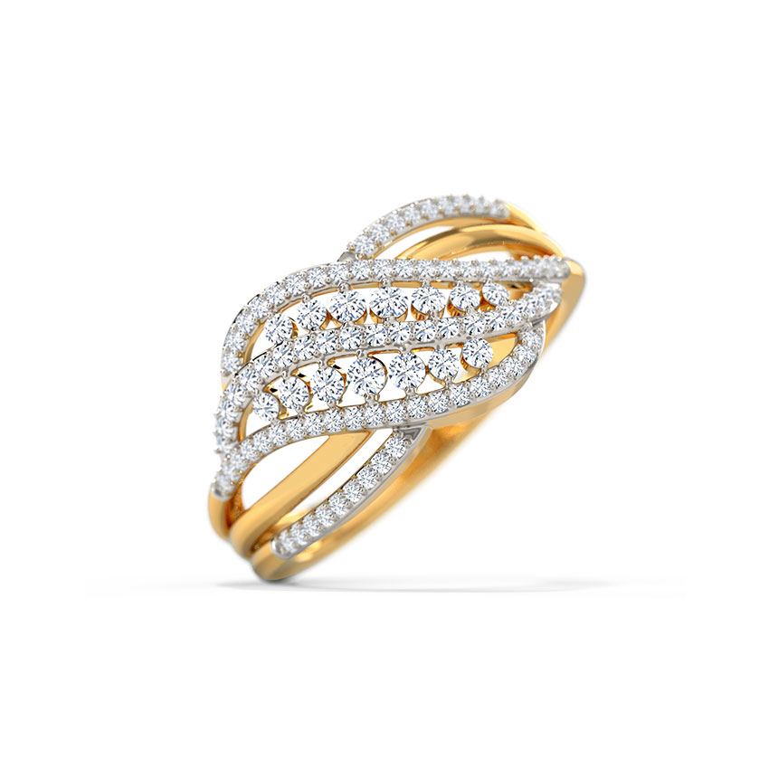 CROSSOVER DIAMOND RING - Image 3